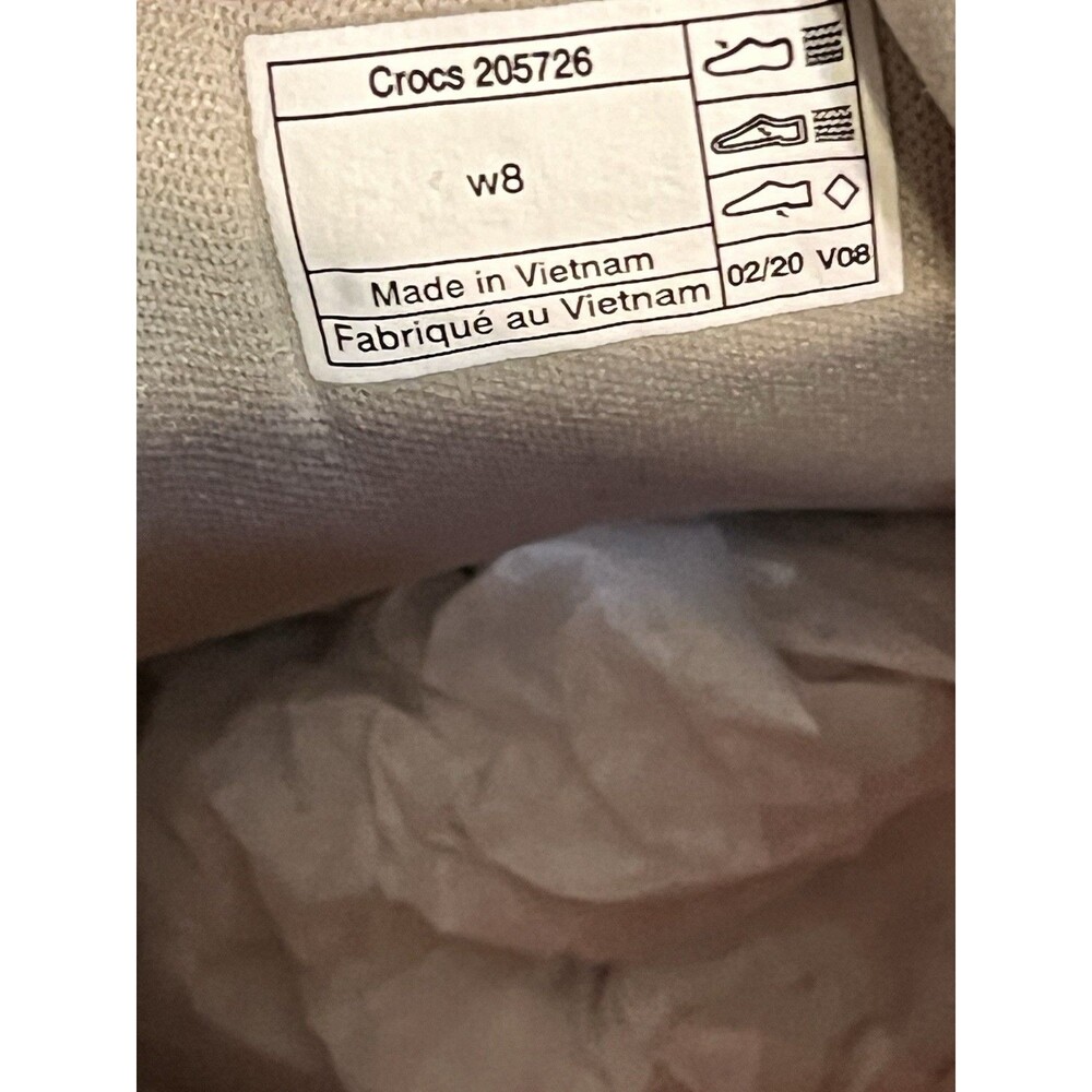 Crocs Literide Womens Sneakers Gray W8 - Picture 9 of 10